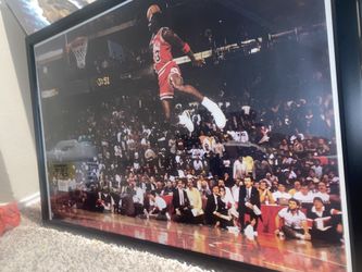 Jordan Dunk Contest Print 2 1/4 ft x 3 ft