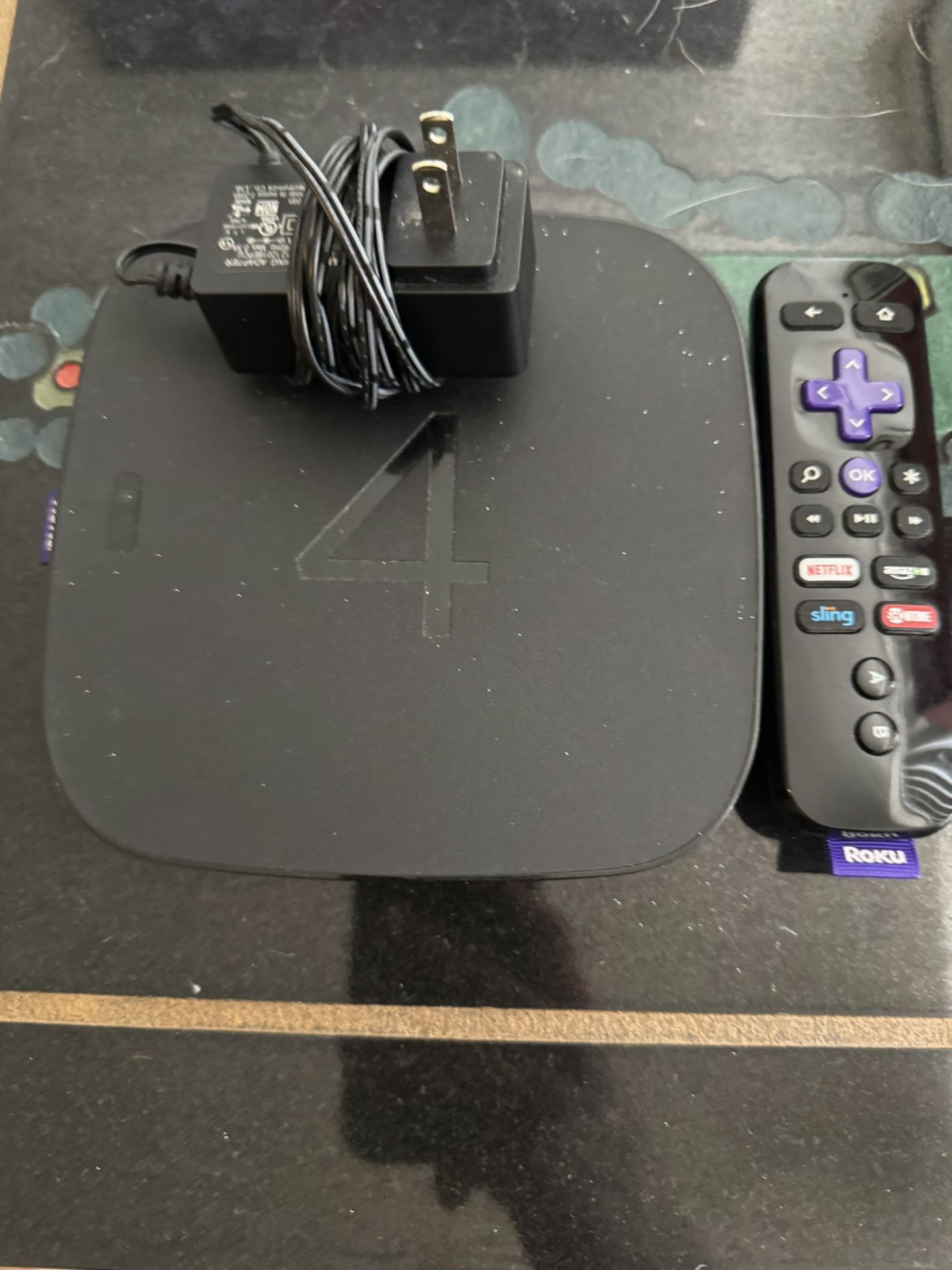 Roku 4 (4th Generation) Media Streamer 4400X - Black- 4K