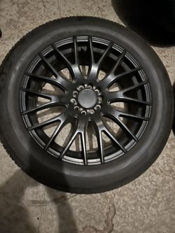Black Rims Full Set Rims And Tires