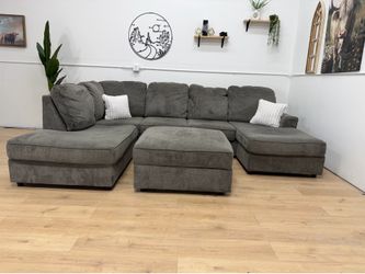 Gray Sectional Couch - Free Delivery