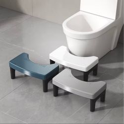 Durable Plastic Heavy Duty Toilet Step Stool Footstool