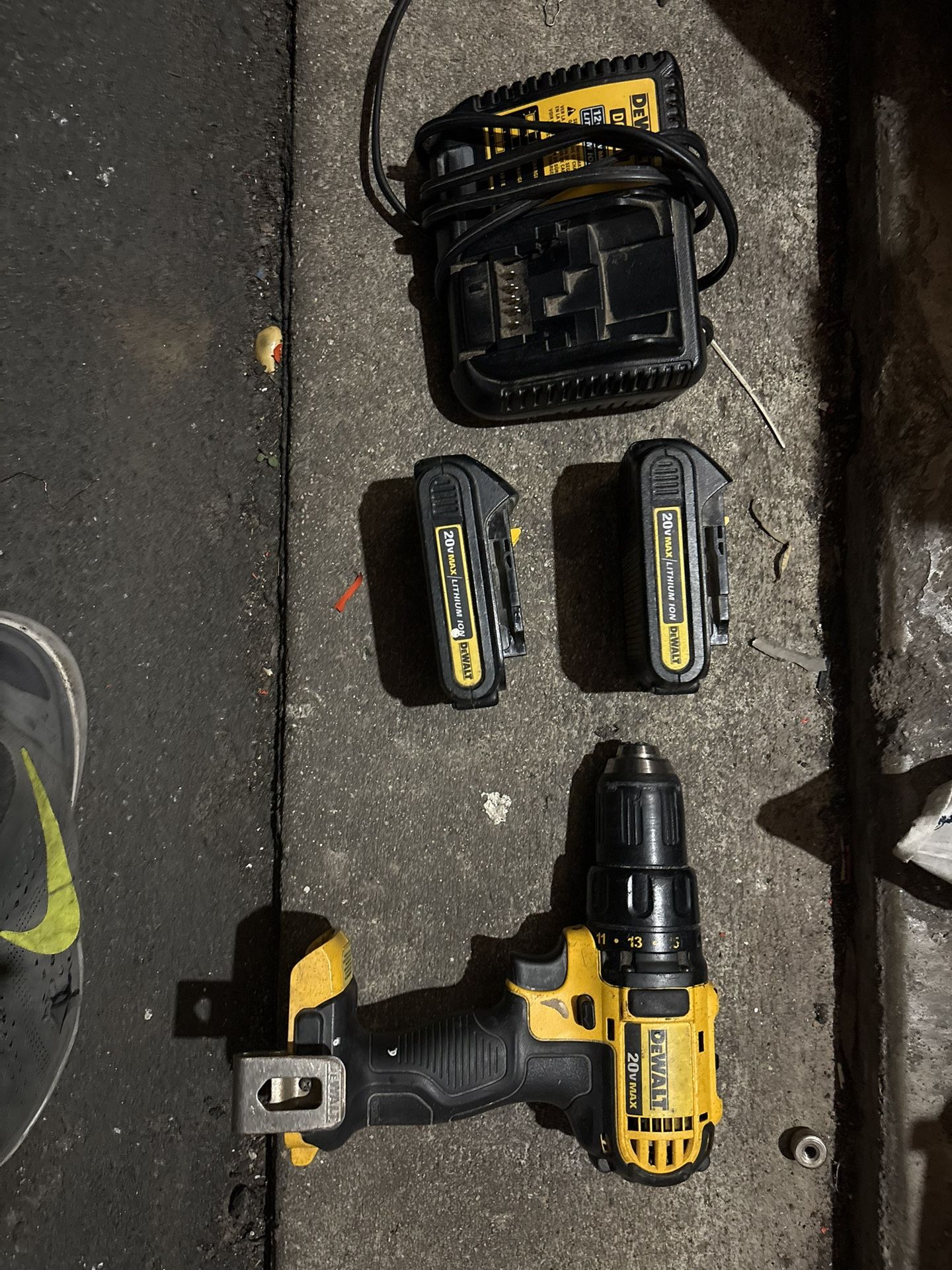 Dewalt Drill And Batteries