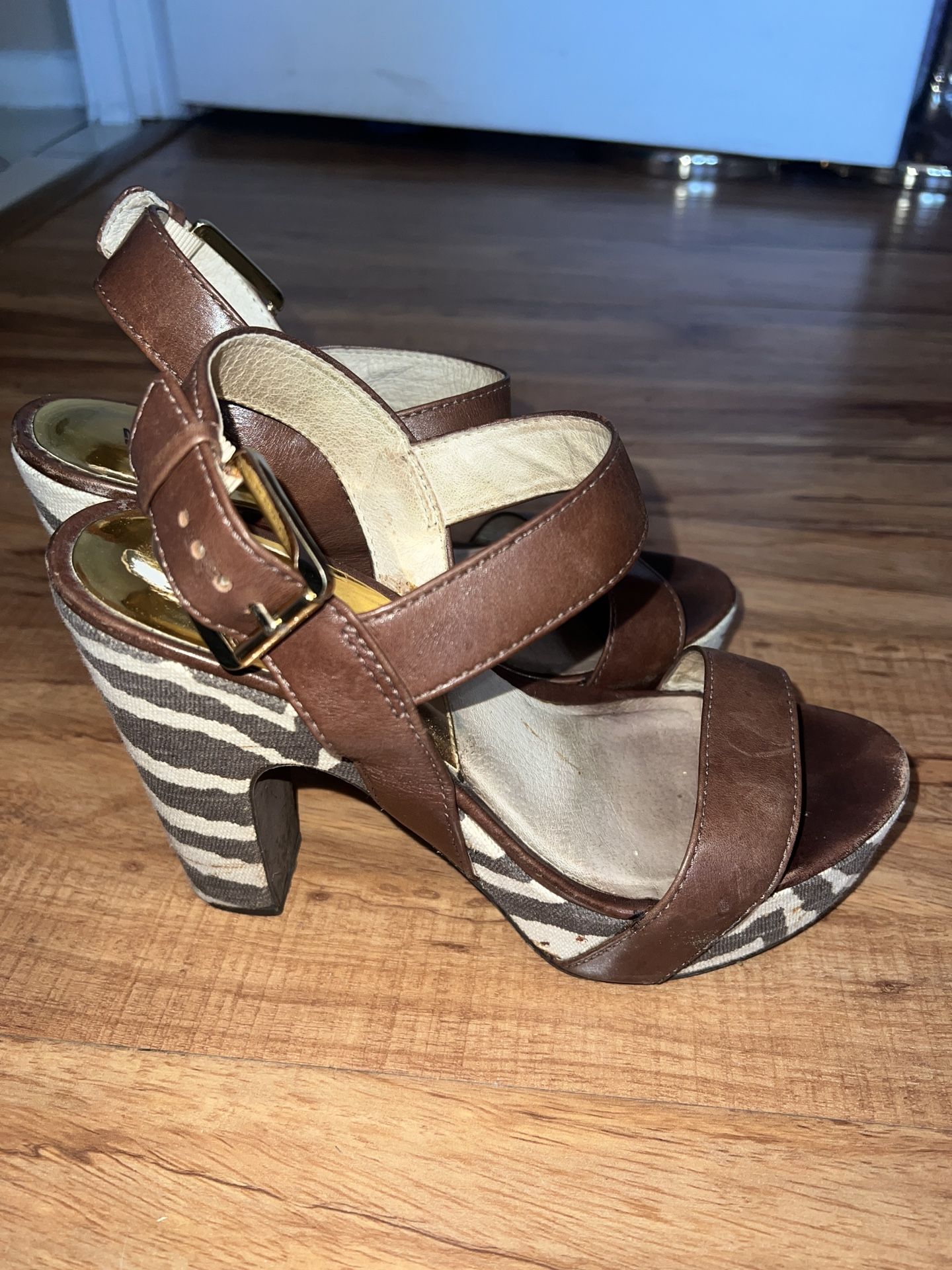 Michael Kors Platform Heels w Zebra Design