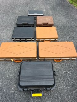 8 hard shell pistol cases