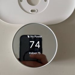 Google Nest Thermostat - Smart Thermostat for Home - Programmable Wifi Thermostat - Snow