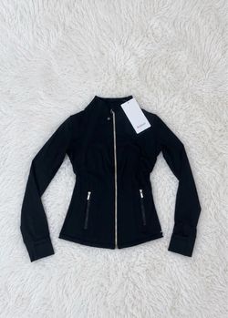 Black Gold Zipper Jacket