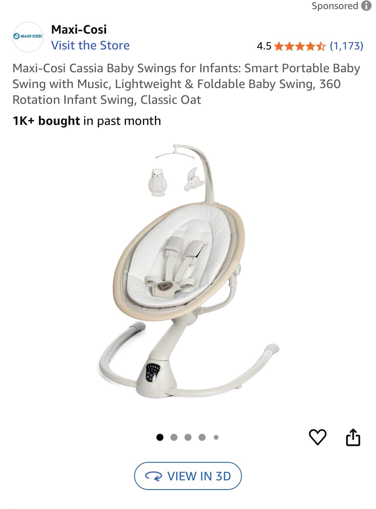 Maxi-Cosi Cassia Baby Swing