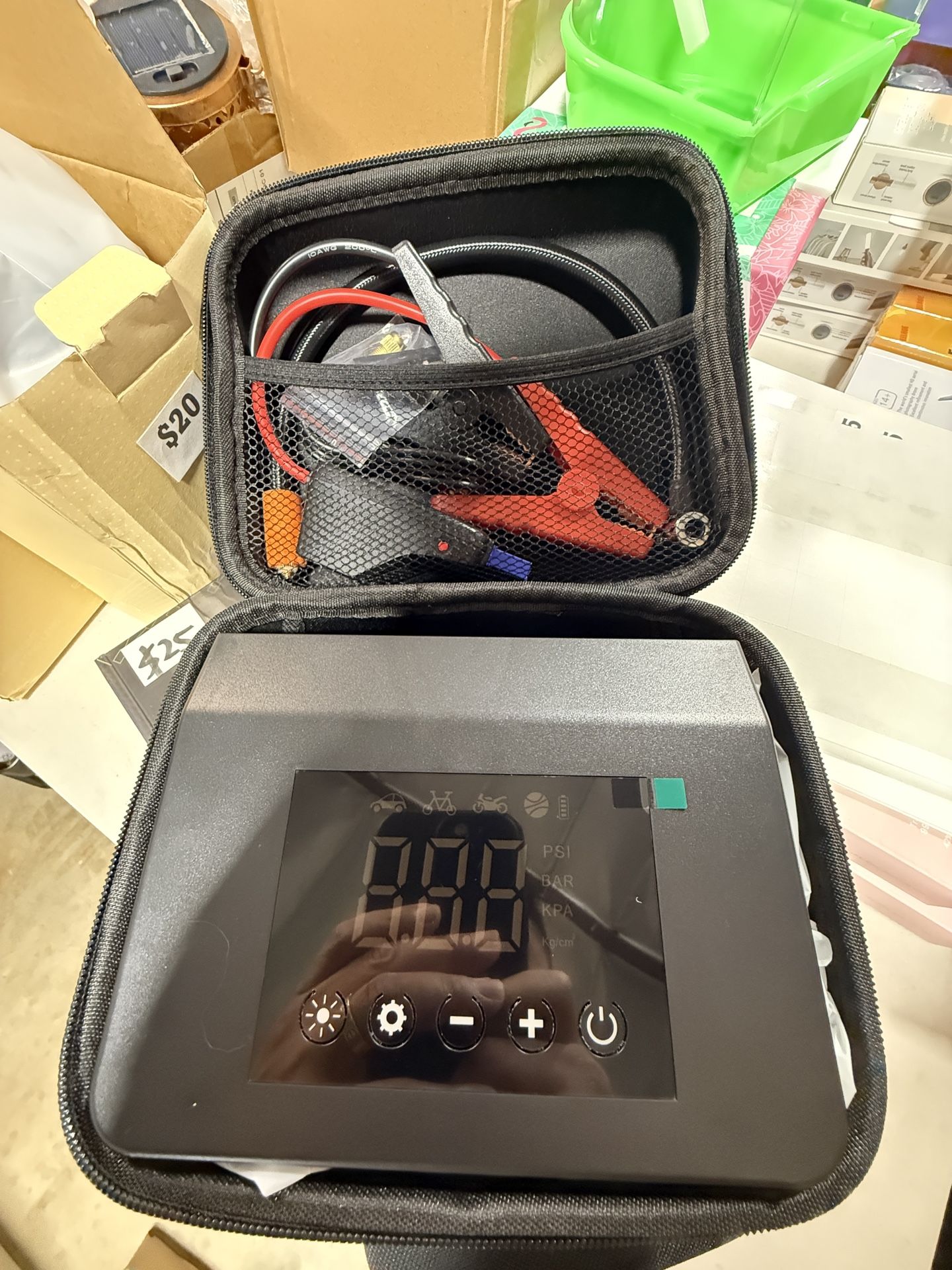 Jump Starter With Air Compressor