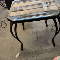 Modern Style Glass, Brass And Tables