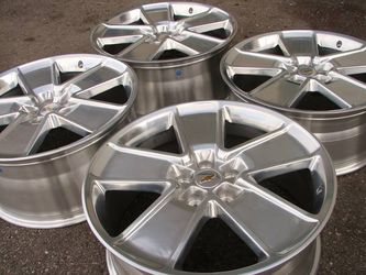 /// 21" CHEVY CAMARO POLISHED WHEELS BRAND NEW SET OF 4 ///