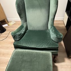 VINTAGE 70s velvet chairs (2)