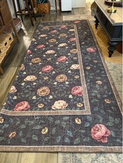 GarveeHome-New Beautiful Floral Vintage 8x10 Nonslip Area Rug