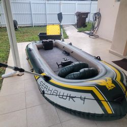 SeaHawk 4 Inflatable Boat, Dinghy.