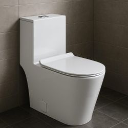 New Toilet.                                                                                Bathroom Vanity 