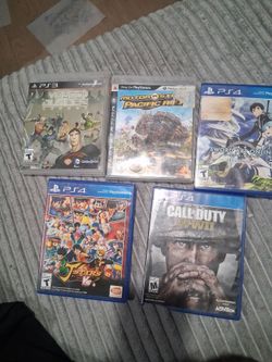 PS3 & PS4 Video Game Lot of 5