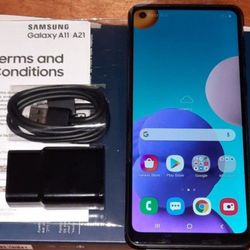 SAMSUNG GALAXY A21 4GLTE 32GB ANDROID NEW IN BOX UNLOCKED FOR T-MOBILE METRO TELCEL MEXICO TIGO CLARO MOVISTAR BELIZE AFRICA ETC A20 A03s A10e A12 A11
