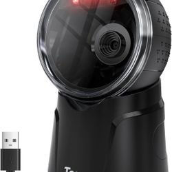 Tera Barcode Scanner Desktop Omnidirectional: 1D 2D QR Hands Free USB Wired Bar Code Reader Adjustable Scan Head Plug and Play for POS Supermarket Ret