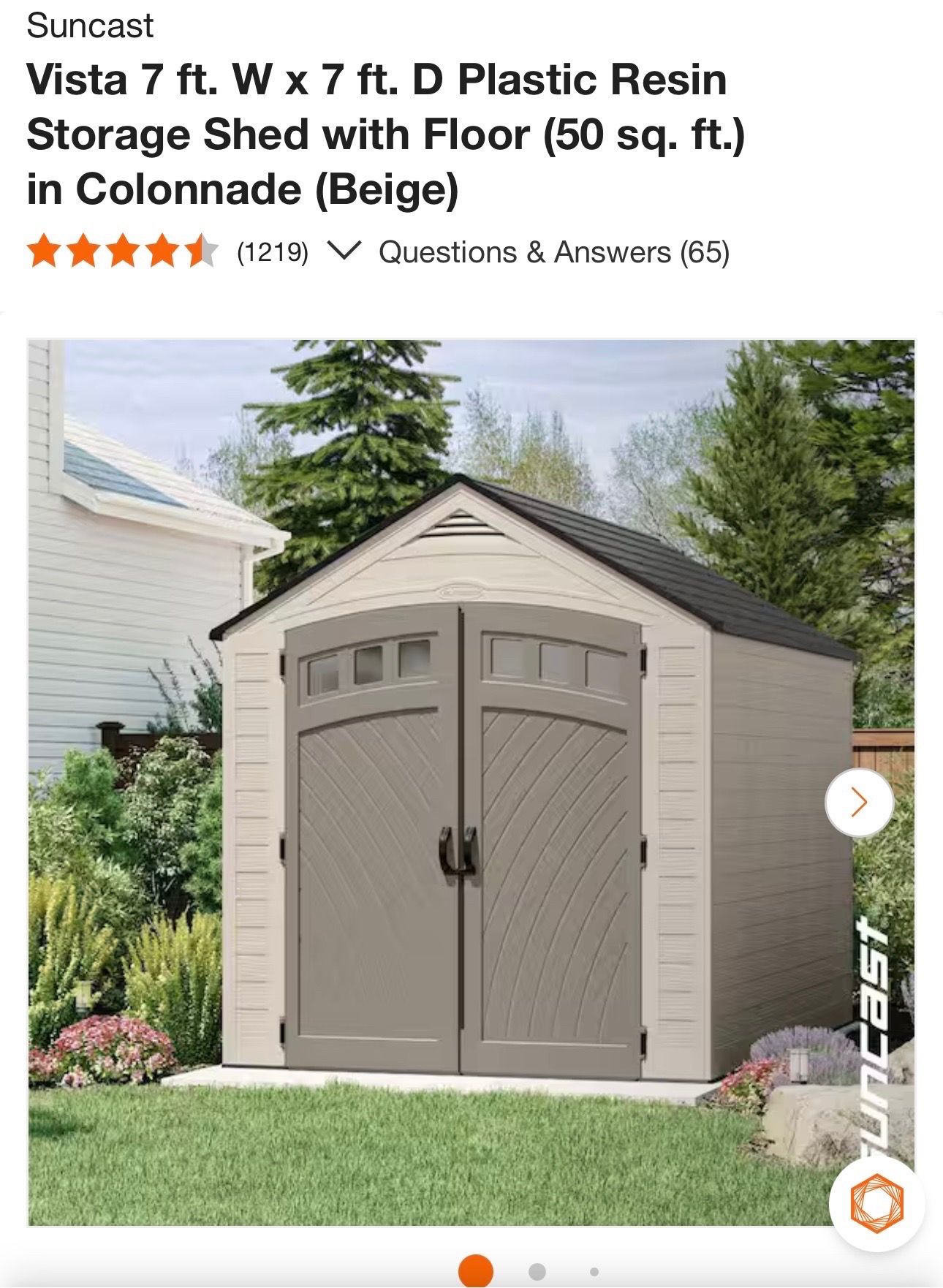 SUNCAST 7’ x 7’ sheds (in the box) for Sale in Glendale, AZ - OfferUp