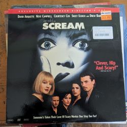 "SCREAM" EXCLUSIVE WHITE SCREEN DIRECTOR'S CUT LASERDISC