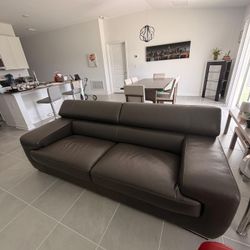 Designer leather Couch