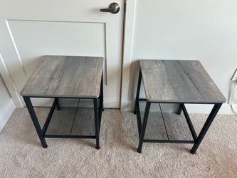 Pair of side tables