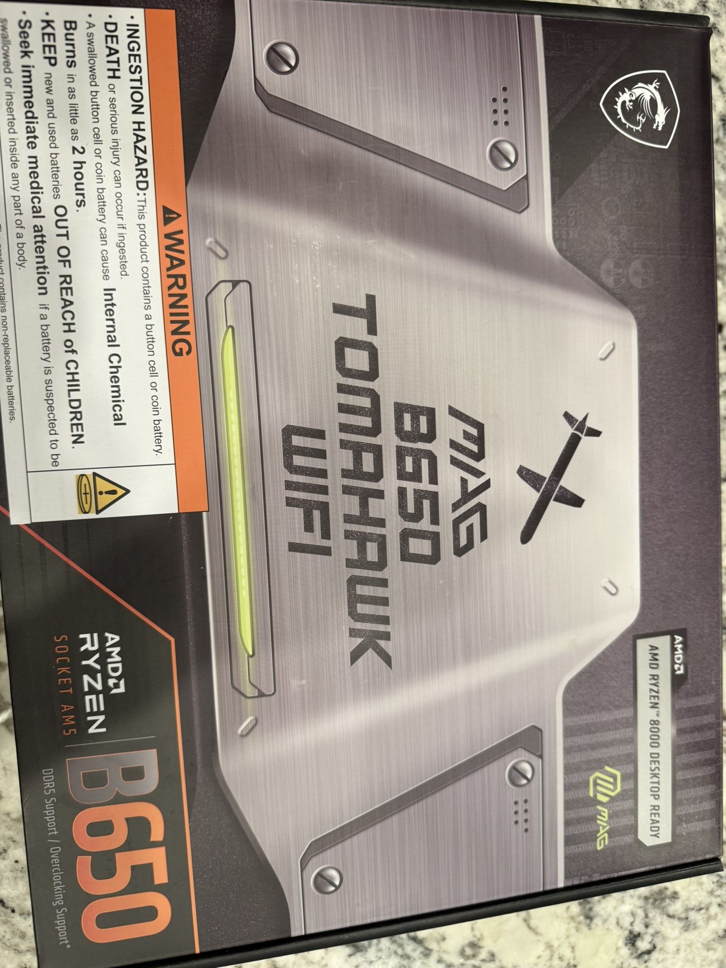 MSI - MAG B650 Tomahawk AM5 Motherboard