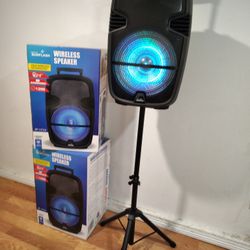 Speaker 15 Inch Bluetooth 