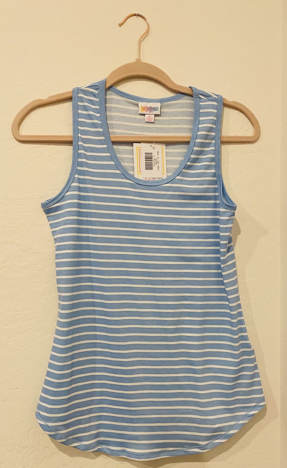 LulaRoe Women Tank Top Small Blue 