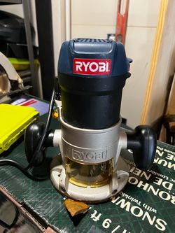 Ryobi R163 Router + 2 Router Bit Sets – 8.5 Amp 25,000 RPM
