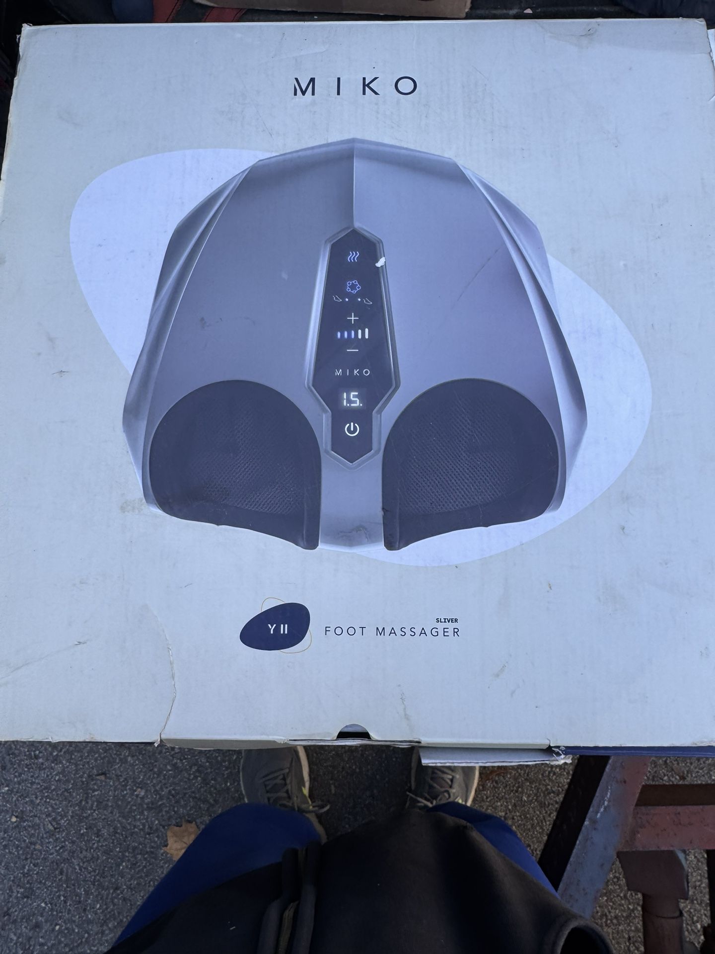 MIKO Foot Massager Machine with Deep-Kneading, Compression, Shiatsu, Neuropathy