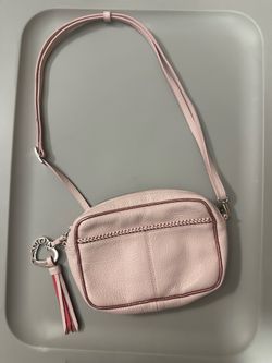 Brighton Pink Leather Crossbody Bag