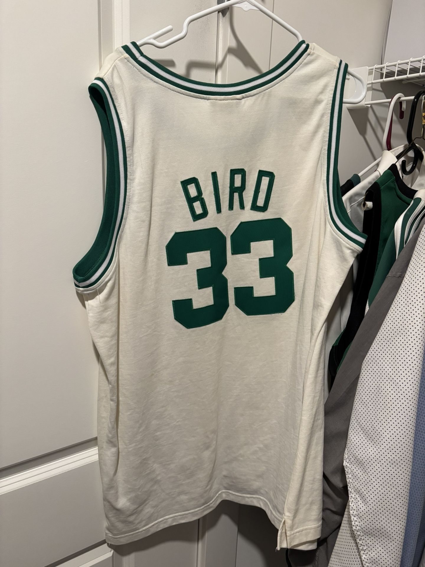Larry Bird Hardwood Classic 1985-86 Stitched Mens Jersey Size XL
