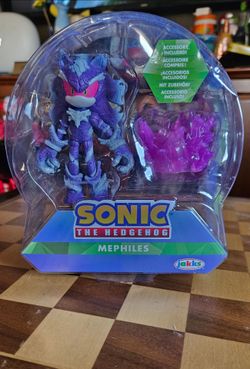 Jakks Pacific Sonic the Hedgehog Mephiles the Dark 4-inch action figure (specifically the 35th Anniversary edition)