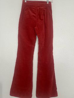 We the Free  Red Corduroy Flare Pants size 26
