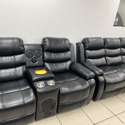 Sofa set with speaker 