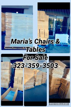 New Chairs, Tables & Canopies For Sale