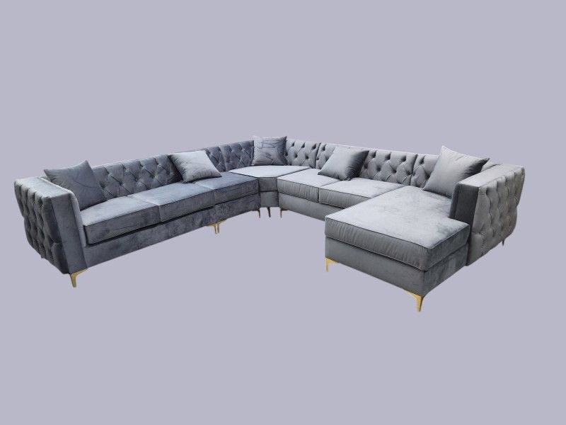 Brand NEW U SECTIONAL SOFAS COUCHES CHAISE