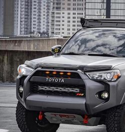 Grill For Toyota 4runner 2014-2023 With Amber Lights Grille Parrillera