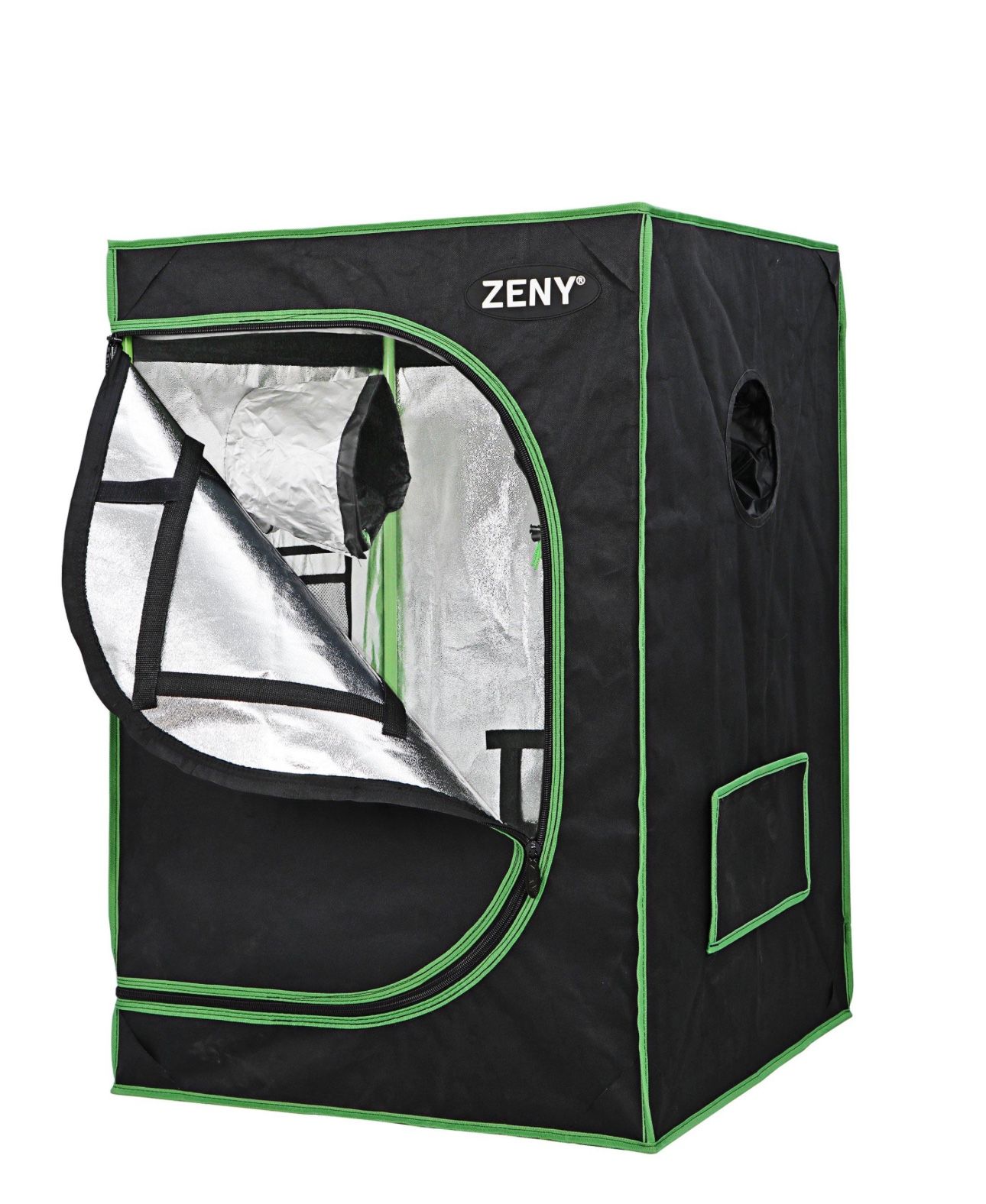 ZENY™ 24"x24"x36" Hydroponic Grow Tent Kit with Observation Window and Floor Tray, High Lightproof Growing Room