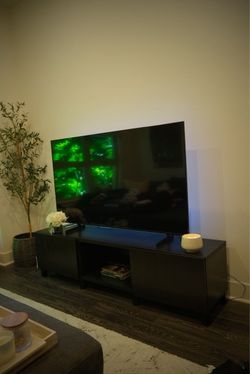 ORIGINALLY $250- Black TV Stand