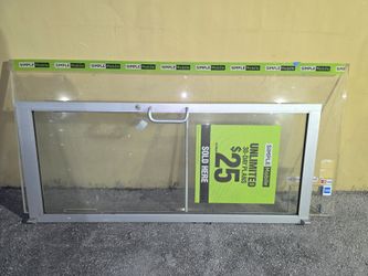 BULLET PROOF GLASS AND DOOR FOR A COUNTER TOP