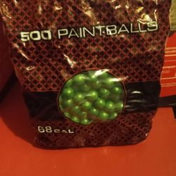  Bags Of Green Painter   Balls .$10  BAG 500 PER BAG