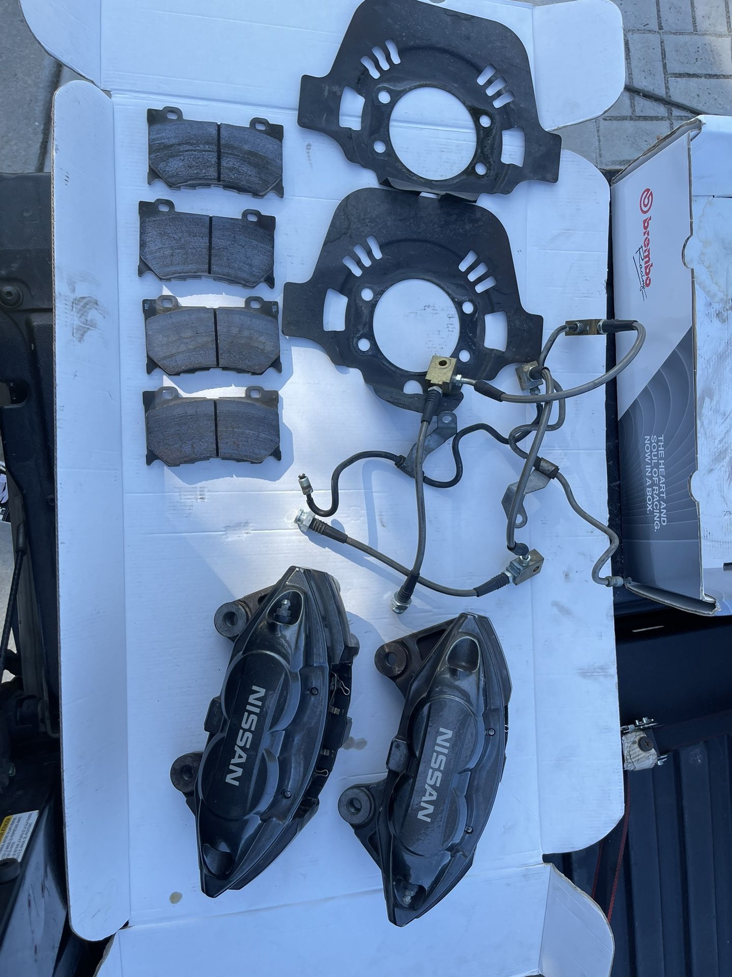 350z 370z G35 G37 Front Big Brake Akebono Caliper Upgrade for Sale in