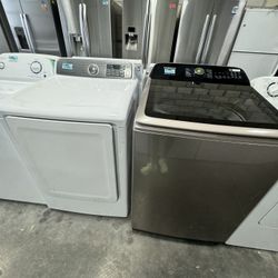Set Samsung Washer & Electric Dryer 