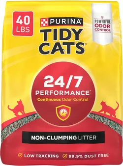 Tidy cat non-clumping litter 40 lb bags