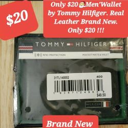 Only $20🌐Wallet by Tommy Hilfiger. Real Leather Brand New. Only $20 !!!