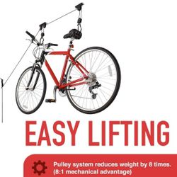 Bike Storage Hanger Rack, Garage Pulley Lift