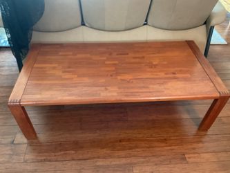 Teak coffee table
