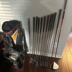Left Handed Taylormade Complete Golf Set