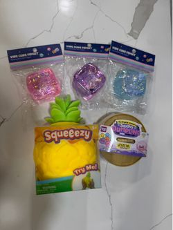 Squishy Bundle Dumpling ,pineapple Squishy And 3 Needoh Squishy Dupe Target Vira